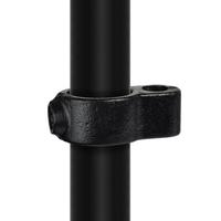 Buiskoppeling Scharnieroog - zwart-E / 48,3 mm